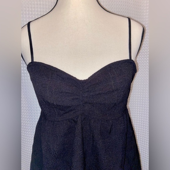 Women’s H&M brand new black babydoll dress with adjustable straps size small - Picture 4 of 10